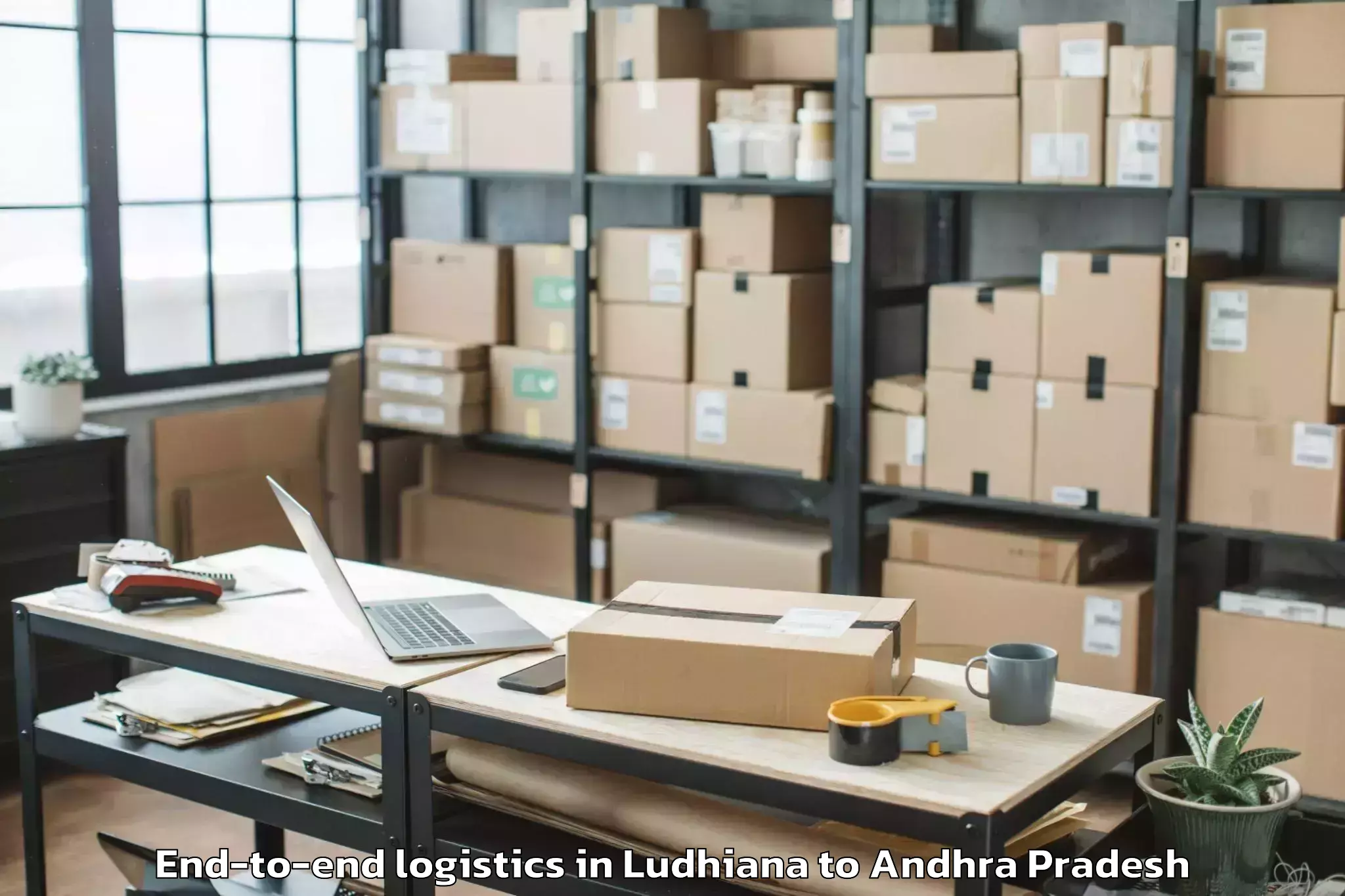 Quality Ludhiana to Prathipadu End To End Logistics